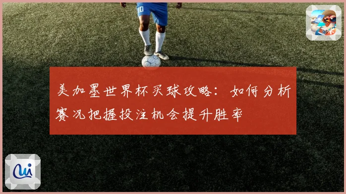 美加墨世界杯买球攻略：如何分析赛况把握投注机会提升胜率